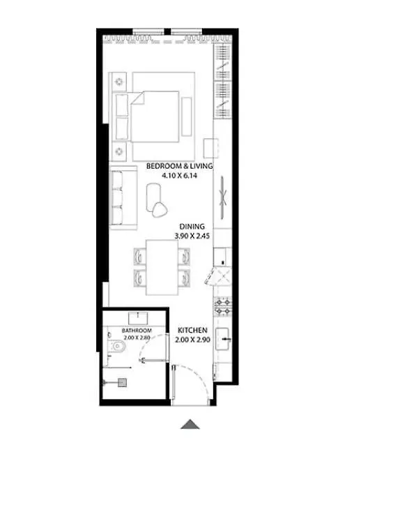 아파트 Modern And Stunning Studio In Mag 910 Mbr City 두바이 아랍에미리트